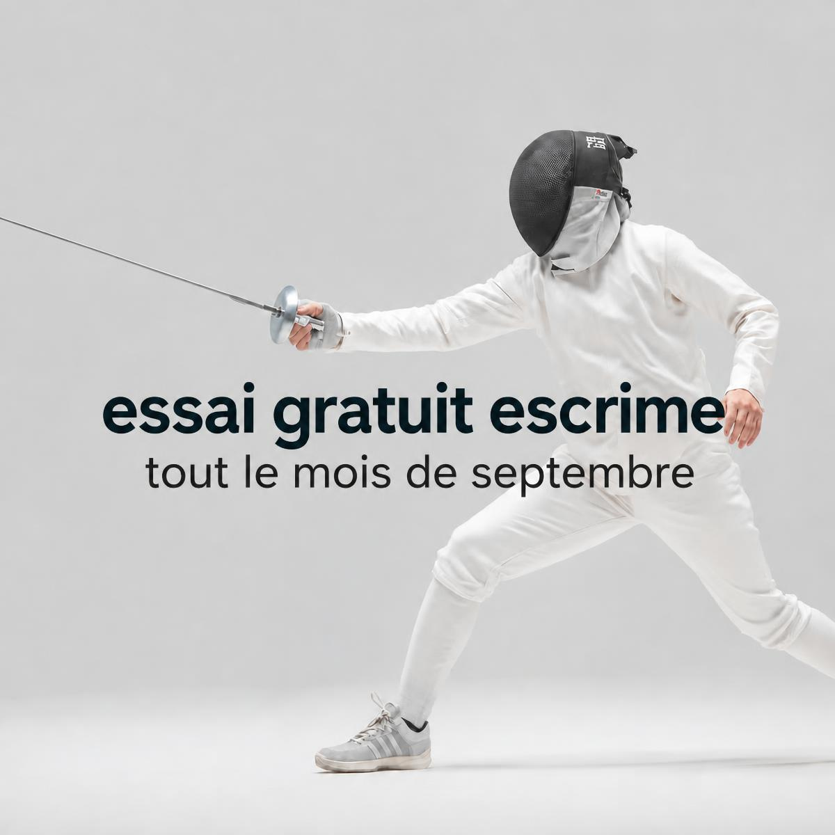 Essai gratuit - mois de septembre
